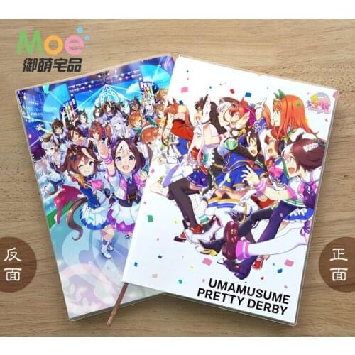 Anime Umamusume Pretty Derby Figure Student Notebook Delicate Eye Protection Notepad 6778 Diary Memo Gift