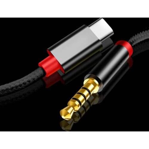 Usb Type C To 3.5mm Aux Audio Cable Headset Speaker Headphone Jack Adapter Car Aux for Samsung S20 Plus Note 20 S21 Ultra Tab S7