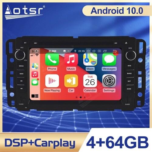 Android 10.0 PX5/PX6 Car GPS Navigation For GMC Yukon Tahoe 2007-2012 Car Radio Auto Audio Stereo Head Unit Multimedia Player