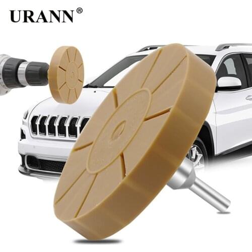 3.5 inch Decal Eraser Wheel Pad Rubber Disk Pneumatic Car Sticker Auto Repair Paint Tool Pneumatic Degumming Disc Remover Tools