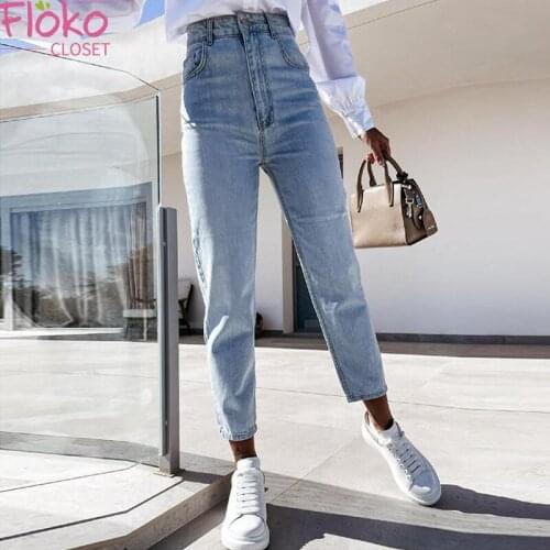 Женские джинсы бойфренды FlokoCloset China At AliExpress