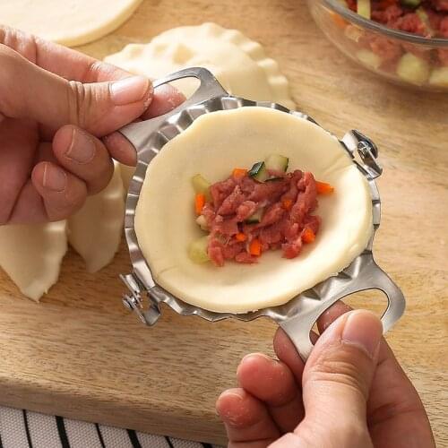 304 Stainless Steel Dumpling Maker Household Large Dumpling Mold Commercial Dumpling Making Simple Manual Dumpling Tools
