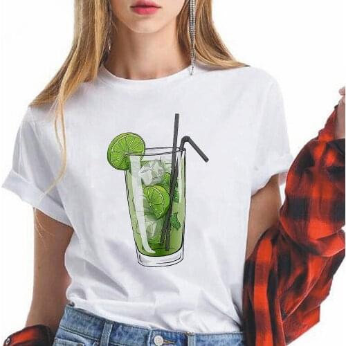 Fruit Juice Modern Short Sleeve Women Roar Printed Animated Clothing Feminino Cartoon Gorgeous High Quality O-Neck Tshirt