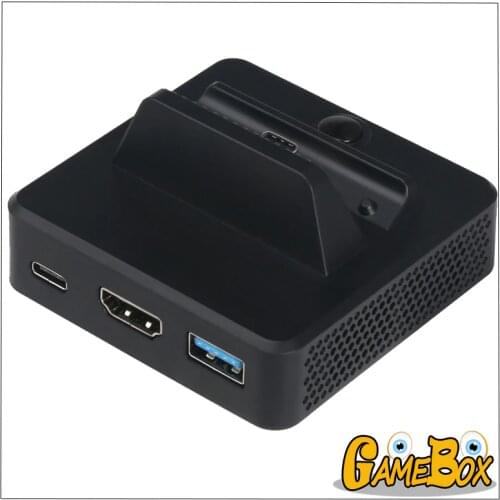 HDMI Video Converter USB Data Port Charging Dock for Nintend Switch Type-c Power Supply HDMI Video Dock Station for Switch NS