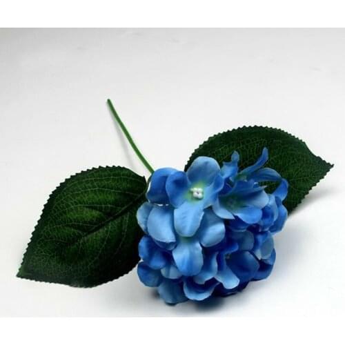 Artificial Flowers Pretty Silk Hydrangea Bride Bouquet Wedding Home New Year Decoration Accessories for Vase Flower Arrangement