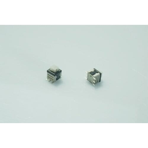 100pcs 5.8 x 5.8 mm x Height 7.3 mm Push Button Switch SMT Surface Mount PCB DPDT Lock Heat Resistance Keyswitch DC30V 100mA