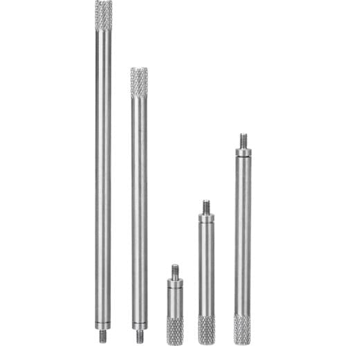 5pcs/set Durable Dial Digital Indicator Extension Stem Rod Set M2.5 20 40 60 80 100mm for Height Gauge Depth Gauge