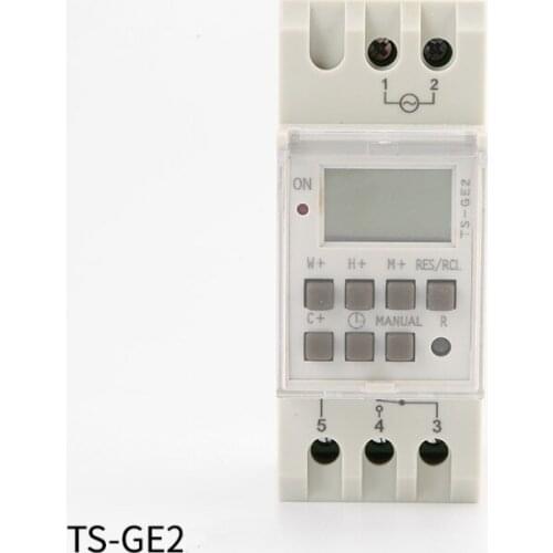 Summertime Program Time Controller TS-GE2 Digital Time Switch Photovoltaic Solar Street Lamp Multifunctional Timer