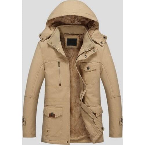 LIBIELIY Men's Long Parkas