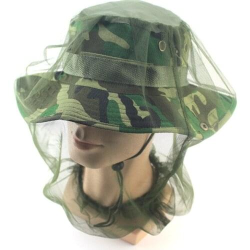 Mosquito Insect Hat Bug Mesh Head Net Face Protector Travel Camping Face Protector Camping Hunting Fishing Apparel
