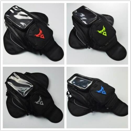 New Motorcycle tank bag big screen motorbike oil fuel tank bag Magnetic Motorcycle Oil Fuel Tank Bike saddle bag motorcycle bag