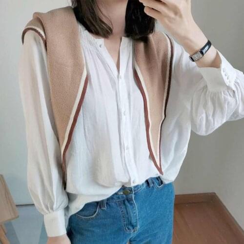 Autumn and Winter Knitted Sharp Corners Wool Scaf All-Match Fashion Warm shawl wrap for Women