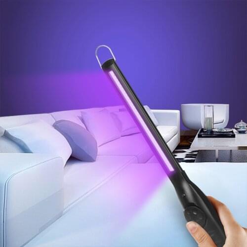 Portable Ultraviolet Light USB Rechargeable UV Sterilizer Lamp Home Handheld Disinfection Bactericidal Lamp UVC Germicidal Light