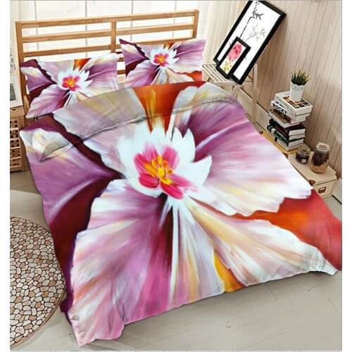 Luxury 3D bedding sets 2018 duvets and Twin Full Queen double single Bed Sheet Linen Bed set Quilt Cover set Pillows Flower