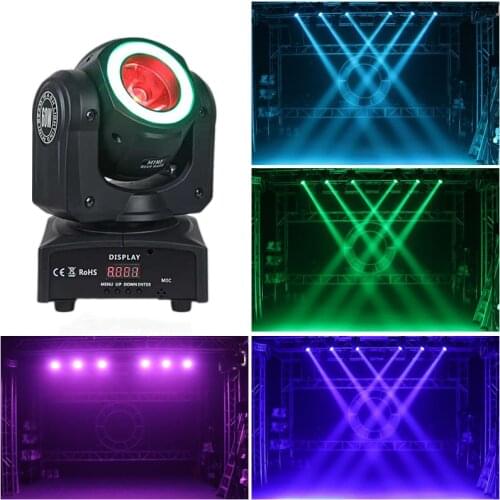 Hot selling high quality 60W LED beam DMX512 DJ party club Christmas wedding disco ball light with halo