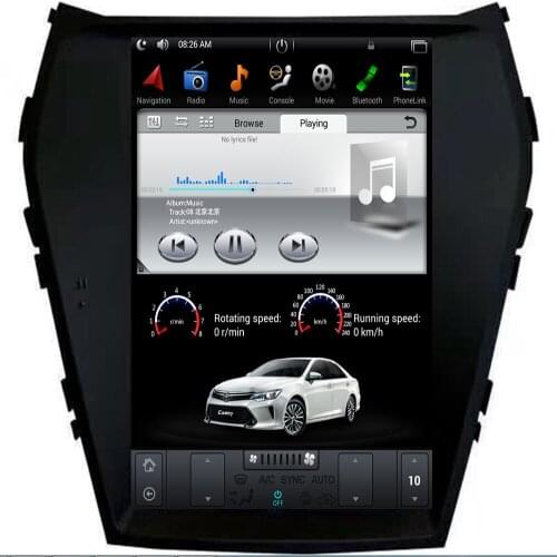 Tesla Style 10.4 Inch Android 9.0 Car GPS Navigation DVD Player Autostereo for Hyundai IX45 for Santa Fe 2013-2018 Seat Heating