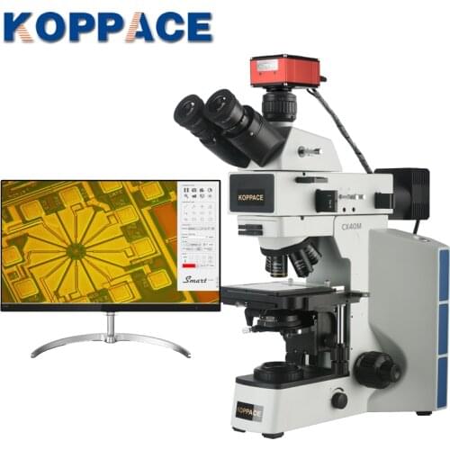 KOPPACE 50X-500X 4K Measure Camera 8.3 Million Pixel Trinocular Metallurgical Microscope It Can Be Measured On The Screen