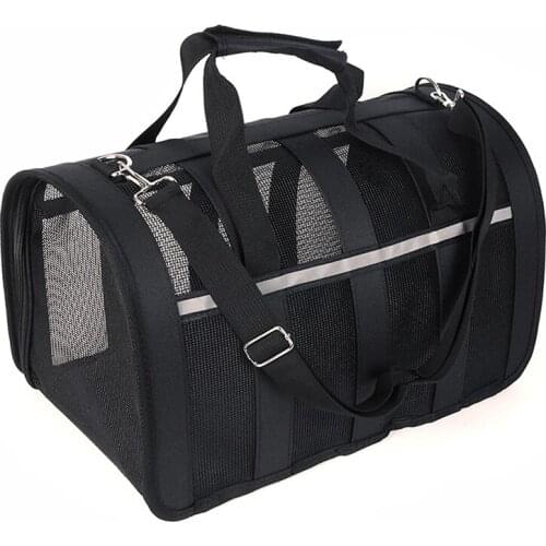 Cat Bag Four Seasons Small Medium-sized Cats Dog Go Out Folding Portable Mesh Breathable Cute Pet Bag Carrier Accessories