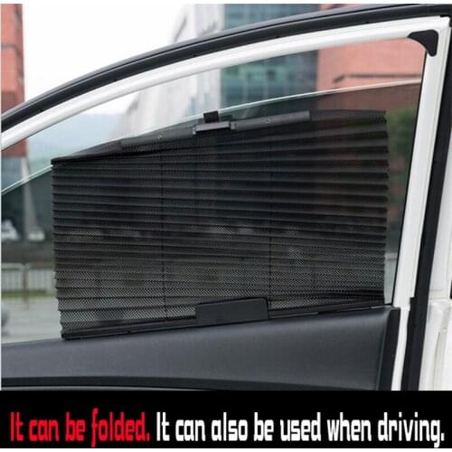 Car Truck Auto Retractable Side Window Curtain Sun Shield Blind Sunshade