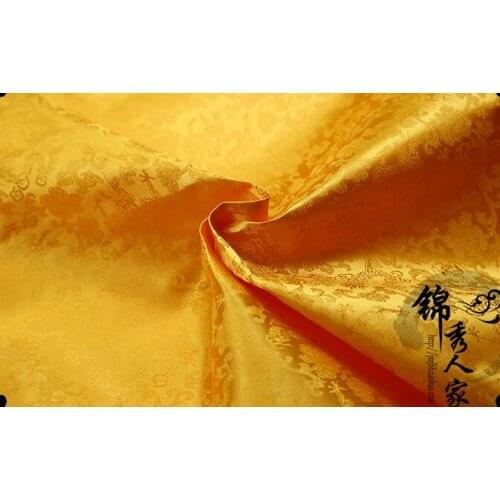 010 DIY Garment Sewing Supplies & Fabrics Brocade and Satin Fabric Dragon Series ofTang Qipao Silk and Satin Fabrics