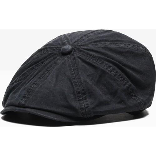 2019 new British retro octagonal cap mens cap ladies beret fashion casual hat
