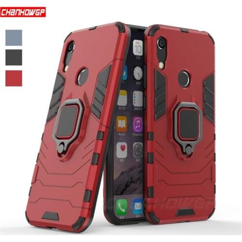 Armor Shockproof Case For Huawei Honor 8A 8X 8S Kickstand Case For honor 8X 8 X 8A 8S Ring Holder Cover Protective Shell Funda