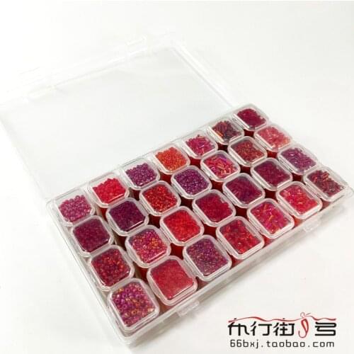 28 Colors Bead Tube Beads Material Handmade Nail Beads DIY Clothing Accessories Ornaments Clothes Decorations Accessories