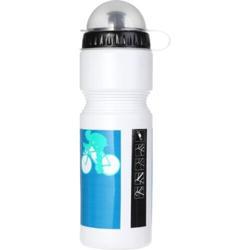 750ml Water Bottle PE Bicycle Cycling Camping Portable Sports Outdoor MTB Bike Food Grade Plastic Kettle Water Bottle