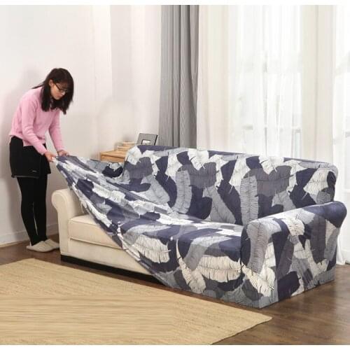 Stretch Slipcovers Sofa Cover For Living Room Slip-resistant Sectional Elastic Couch Sofa Case Towel Single/Two/Three/Four Seat