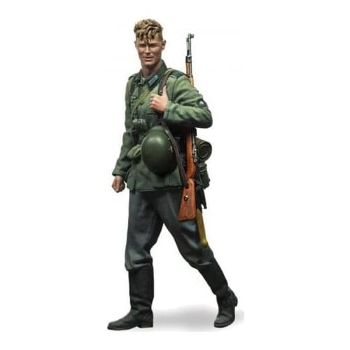 New Unassembled 1/16 ancient stand man 120mm Resin Kit DIY figure Unpainted resin model