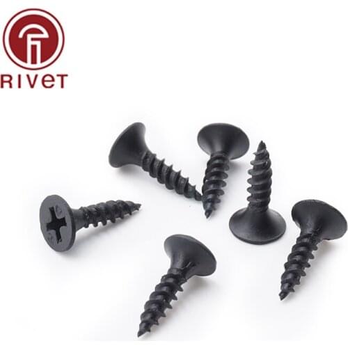 GB14210 Reinforced Drywall Screw Self-Tapping Phillips Cross Flat Countersunk Head Plasterboard Wood Stem Wall Screw M3.5 20PCS