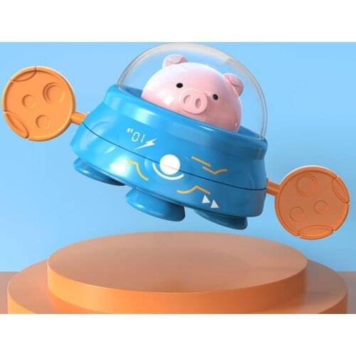 Bath Toy Outdoor Water Play Floating Piggy Cartoon Model Early Educational Clockwork Bath Toy Wind-up Portable for Baby