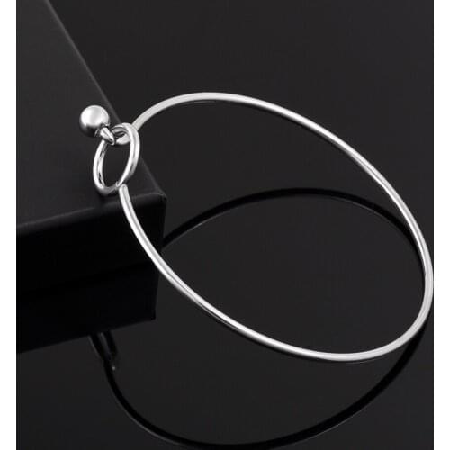 IJB0523 Expandable Wire Bracelet,Knot Bracelet,Button Bracelet ( can be open )