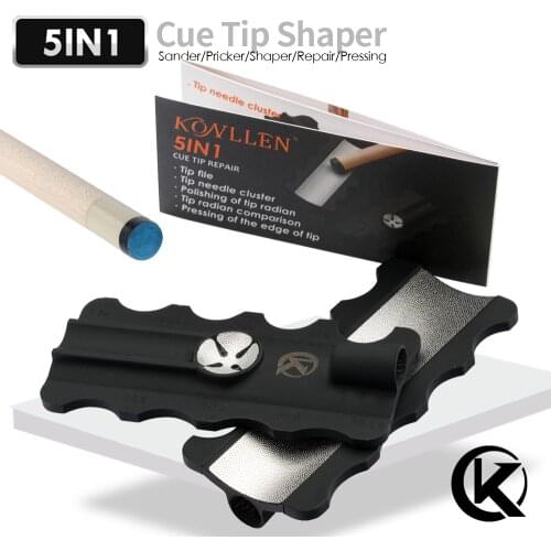 New Arrival Billiard Tip Repairs Sanders Shaper Tapper Conditioner Tips Tools Professional 5 in 1 Tip Tool Billiards Accessories