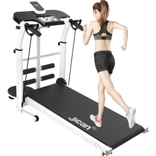 Mechanical treadmill home fitness equipment small folding weight loss slimming silent walking machine sports equipment