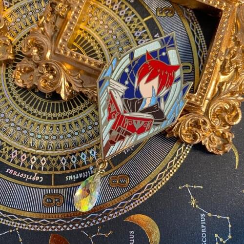 Handmade Resin FF14 Final Game Cosplay Accessory Fantasy Stud Drop Earrings Dangle For Women 2020 Necklace Pendant Jewelry Set