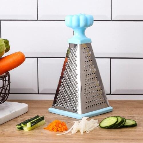 Stainless Steel Tower-Shaped Vegetable Cutter Multi-Function Kitchen Gadgets And Accessories Four-Sided Potato Cheese Grater