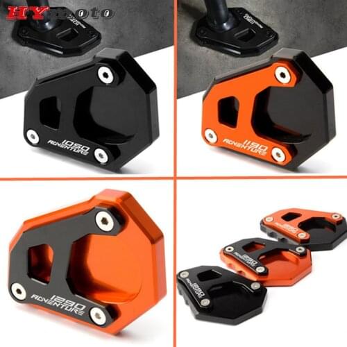 Newest For KTM Adventure 1050 1090 1190 1290 Adv Motorcycle Accessorie CNC Kickstand Foot Side Stand Extension Pad Support Plate