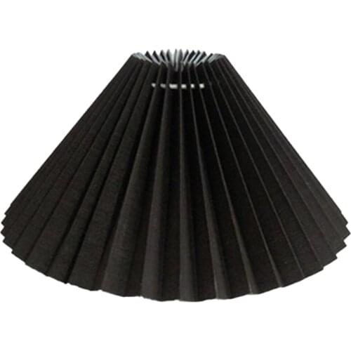 Pleated Lampshade E27 Light Cover Japanese Style Fabric Table Lamp Ceiling Decor KI