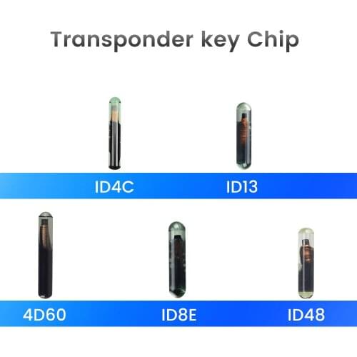 KEYYOU Key Programmer Chip Transponder Car Key Chip ID4C ID13 ID8E 4D60 ID48 Glass Chip ID 48 ID 13 ID 4C ID 8E 4D 60 1PCS