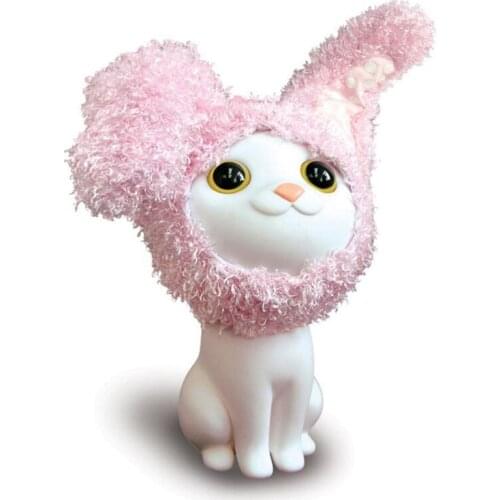 Luxury Kitty Coin Piggy Bank Leather Cartoon Cat Money Box PU Creative Figurine Kid Cash Box Birthday Glft 1 Piece Free Shipping