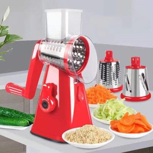 Manual Vegetable Cutter Slicer Kitchen Accessories Multifunctional Round Vegetable Cutter Round Slicer Potato Kitchen Gadgets