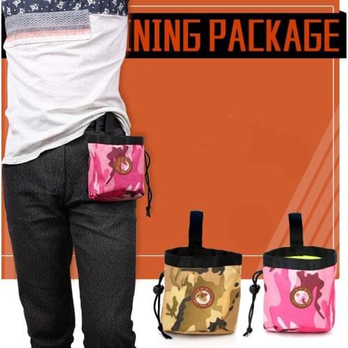 Pet snack bag dog food feeding bag portable pockets Pouch for outside trainning Waist Bag Pet Dog Carrier Pet supplies wholesale