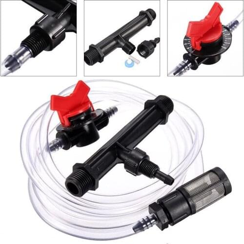 Fertilizer Injector Garden Irrigation Device Set 3/4inch Fertilizer Injector Water Tube With Flow Controller Filter Dropshipping