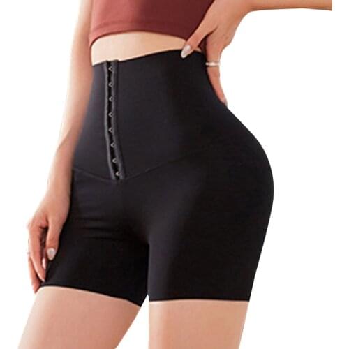 Womens Body Shaper Outdoor Exercise Active Shorts Stretch Basic Short Hot Black Soft Wear Shorts Slimming For women Female