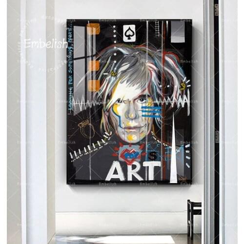 1 Pieces Abstract Woman Cultura By Andy Warhol Modern Home Decor HD Canvas Oil Painting For Living Room Wall Art Picture Artwokr