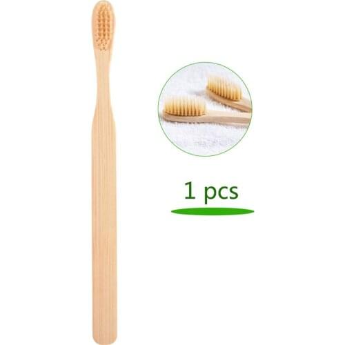 1PCS Environmental Bamboo Toothbrush Soft Bristle Healthy Dental Oral Care Hygiene Toothbrush