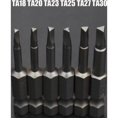 1Pcs Magnetic Triangle Head Screwdriver Bits 1/4 Inch Steel Anti Slip Hex Shank Pneumatic Screwdriver 3 Point Electric Head