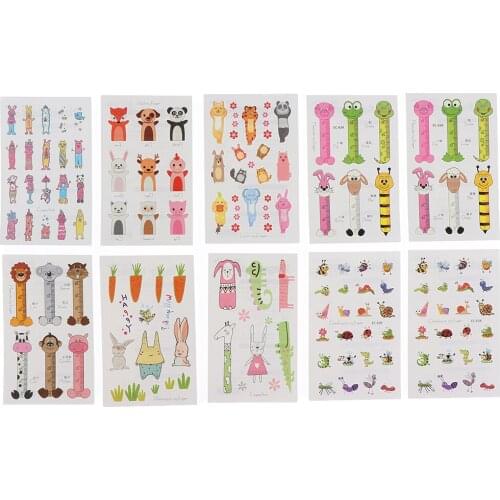 10Pcs Halloween Temporary Body Tattoo Transfer Sticker For Kids Disposable