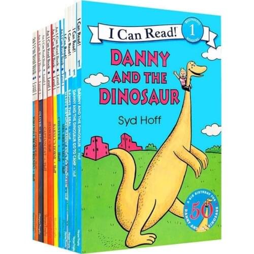 12-volume I Can Read English Picture Book Phase One Danny And The Dinosaur Series Story Books Early Childhood Education Picture